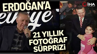 Cumhurbaşkanı Erdoğan’a 21 Yıllık Fotoğraf Sürprizi