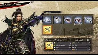 Samurai Warriors 5 Rare Weapon Blade and Matchlock (Heaven’s Dread Star)