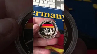 10$ German Football Silver Coin