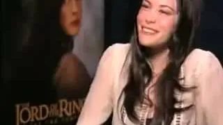 Лив Тайлер Арвен интервью  Властелин колец Liv Tyler interview avi