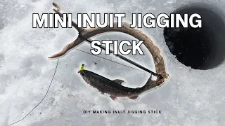 Making Mini Inuit/Inupiaq Ice Fishing Stick