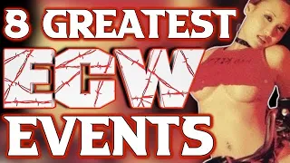 The Top 8 Greatest ECW Events | ECW History #ecw #90swrestling #wrestling