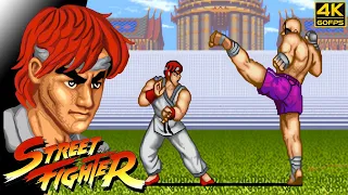Street Fighter - Ryu (Arcade / 1987) 4K 60FPS