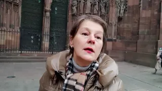 Беседа о Тихановской у Нотр Дам де Страсбург