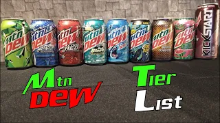 We Rank 16 Flavors of Mountain Dew! (Tier List)