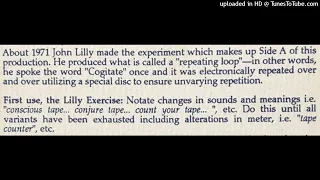 John C. Lilly - Cogitate (original tape loop)