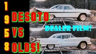 [Dealer Film]  1958 Desoto vs Oldsmobile... When GM overdid the trim...