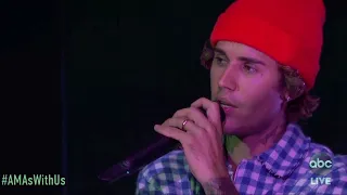 Justin Bieber – "Lonely” (with benny blanco) & “Holy" LIVE Performance | AMAs 2020 | T-Mobile