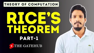 Rice’s Theorem | Undecidability Problem | GATECSE | TOC