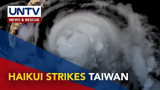 Typhoon Haikui strikes eastern Taiwan; prompting evacuations, power outages