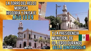 La Torre Del Reloj Morisca Los 5 Centenarios de Oro El aguacero y La Presidencia Municipal Año 1889