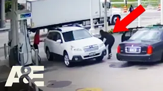 Man Attempts to Steal Car While the Owner Pumps Gas | I Survived a Crime | A&E