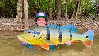 Viaje más de 4000 km para Pescar este TROFEO (Tucunare) | COLOMBIA 1