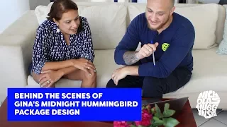 Behind the Scenes of Gina's Midnight Hummingbird Package Design