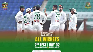 All Wickets (Sri Lanka Innings) | 2nd Test | Day 02 | Bangladesh Vs Sri Lanka