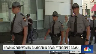 Court Hearing for Woman Charged With Striking, Killing 2 Troopers, Man on I-95