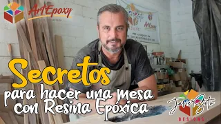 Los SECRETOS para hacer una mesa con Resina Epóxica