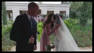 Prince William tells Kate 'chop chop' during intense conversation at royal wedding