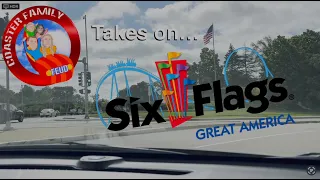 Six Flags Great America VLOG! #rollercoaster #sixflags