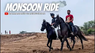 Monsoon Horse Ride🐎 #new