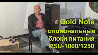 Gold Note PSU-1000 & PSU-1250 - опциональные блоки питания.