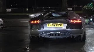 Lamborghini Aventador Hits REV LIMITER!!