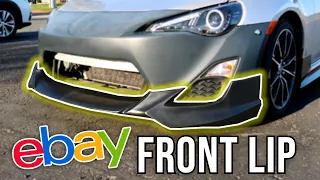 EBAY 5 Style Front Lip Install + FRS Front Bumper Conversion