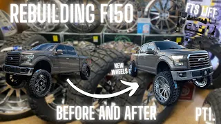 04Trac Rebuilds His Texas Edition F150 - (Brand New Chrome 26x14s and 8 inch FTS Lift) - Pt. 1
