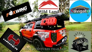 Overland Ready Raptor Featuring Wild Land Pathfinder ii Roof Top Tent