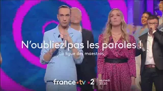 France TV 2 | "N'oubliez pas les paroles !" Promo - (06.01.2023)