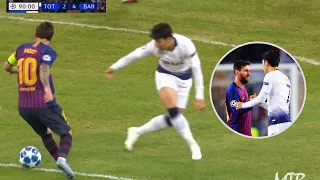 The day Lionel Messi DESTROYED Tottenham and Son Heung min(손흥민)