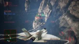 Ace Combat 7 F-35C in a 4-way tag team match