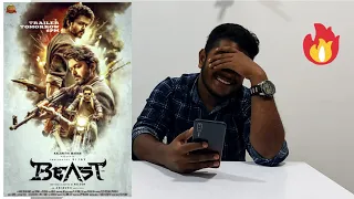 Beast - Official Trailer  REACTION 🔥😱| Thalapathy Vijay | Nelson | Anirudh | Pooja Hegde