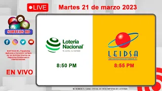 Lotería Nacional y LEIDSA en Vivo 📺│ Martes 21 de marzo 2023 - 8:55 PM