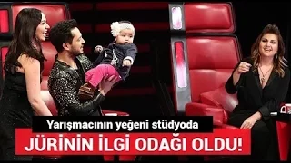 Yarışmacının Yeğeni Jürinin İlgi Odağı Oldu! - O Ses Türkiye