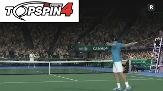 Top Spin 4 - Roger Federer vs Novak Djokovic - PS3 Gameplay