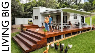 Stunning Tiny House Homestead In The Noosa Hinterland