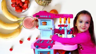 #Children's kitchen, play sets for girls. Oбзор #детской кухни, игровой набор для девочек.