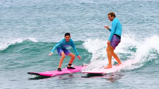 Learning how to surf on the North Shore of Oahu! Jamie O'Brien Surf Experience at Turtle Bay