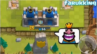 Clash Royale Komik Anlar | Bomba Kulesi İle 3 Taç Almak