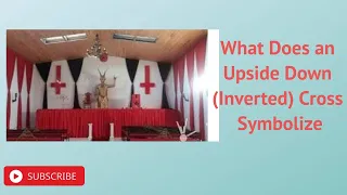 What Does an Upside Down Inverted Cross Symbolize