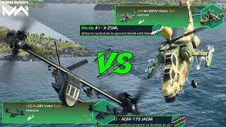 V-280 Valor VS Mi-28NM Havoc | Epic Helicopter Comparison | Modern Warships