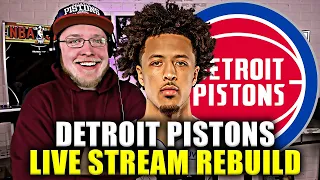 Detroit Pistons LIVE STREAM REBUILD On NBA 2K23!