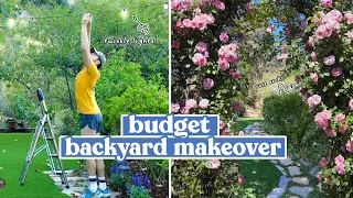 EXTREME Backyard Makeover (ON A BUDGET!)