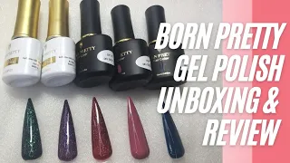 BORN PRETTY GEL POLISH UNBOXING AND REVIEW | GLITTERSPOLISH NAILS