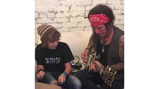 Drumming prodigy Jagger Alexander-Erber and Legend Tracii Guns at The Whisky A GoGo in LA Part 2
