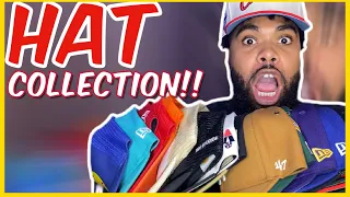 MY HUGE INSANE HAT COLLECTION!! (FITTEDS , SNAPBACKS & MORE !) 🧢 🔥