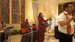 Ahana Ghosh & Hariharan Sharma singing Mausam pyar ka song at RCGC Club.