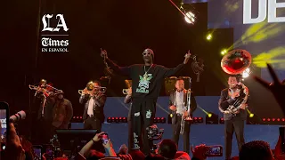 Snoop Dogg abre concierto de la Banda MS y luego cantan a dueto “Qué Maldición”