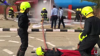 FTC AIRPORT AUTHORITY OF INDIA FULL EMERGENCY DRILL || FIRE TRAINING CENTRE DELHI 2021